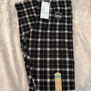 Black and White Plaid Pants
